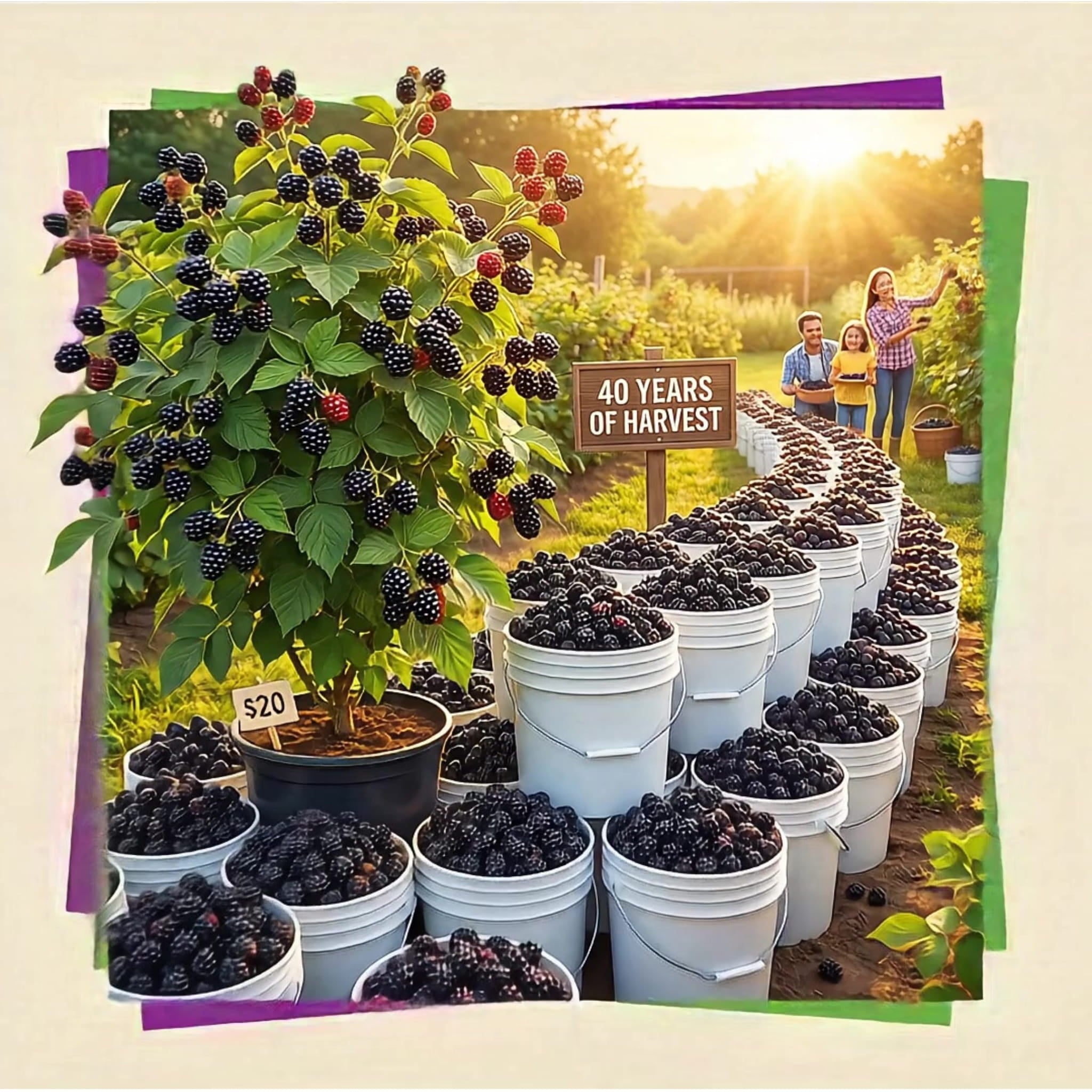 hanging blackberry plants Doyle's Thornless Blackberry® Plants